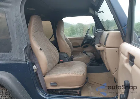 2000 Jeep Wrangler Se from USA, damaged, VIN 1J4FA29P6YP777153